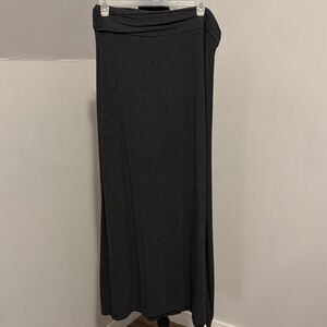 J. Crew Elegant Grey Maxi Skirt medium